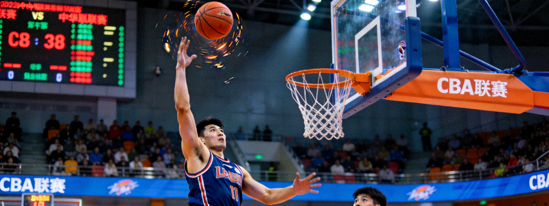 CBA中国男子篮球职业联赛 - 国内球员在比赛中投篮
